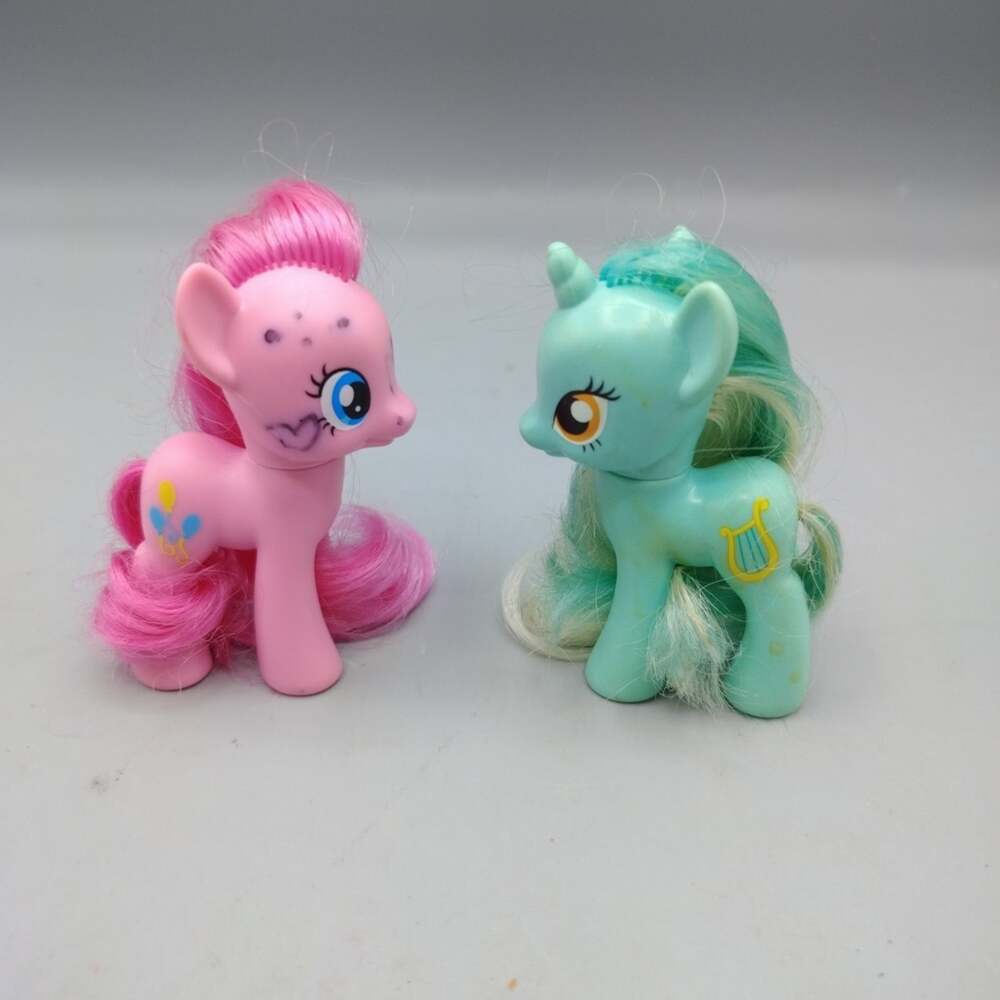 My Little Pony G4 Original Lyra Heartstrings Pinkie Pie Brushable Unicorn/Pony